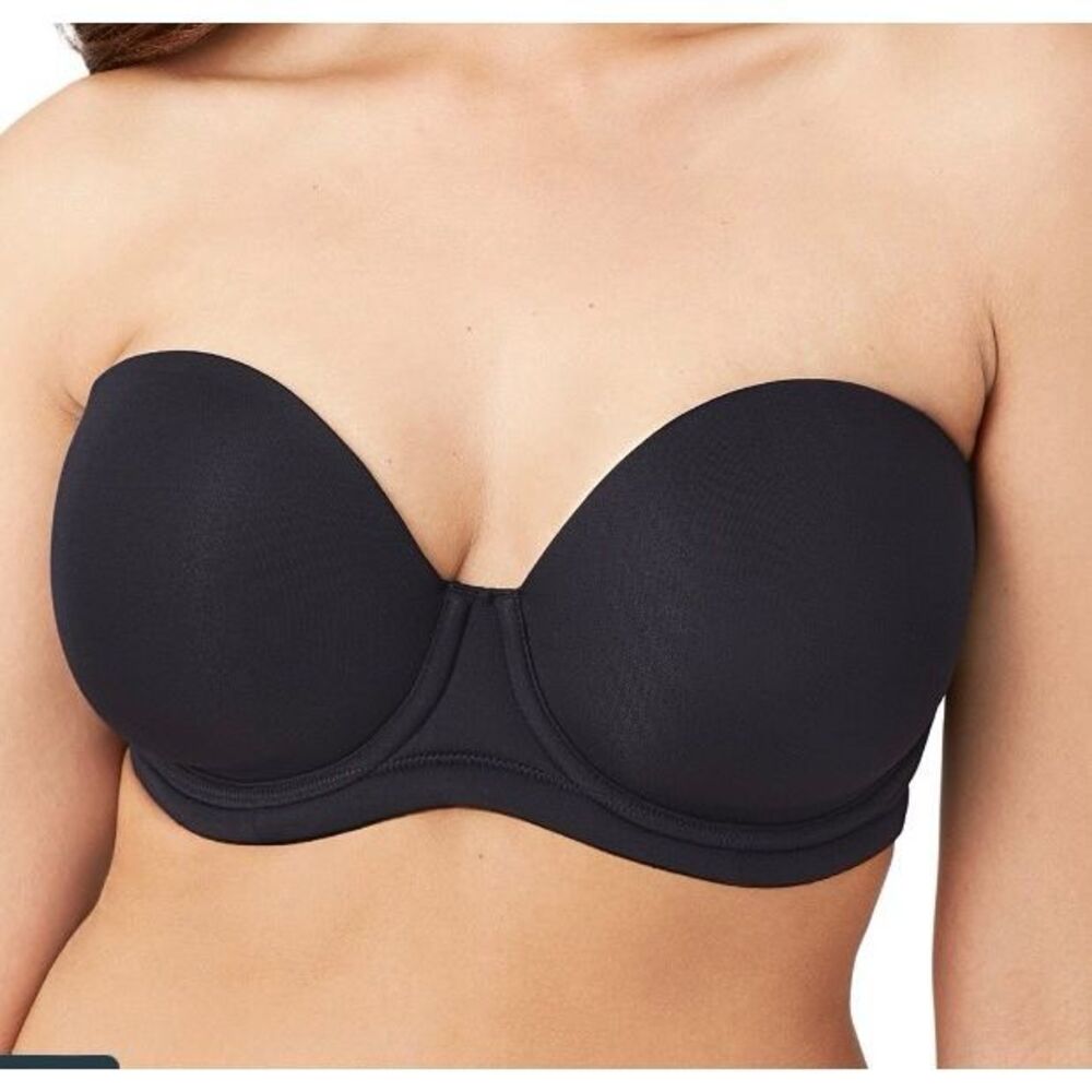 Wacoal 32DD Red Carpet Strapless Underwire Bra 854119 black